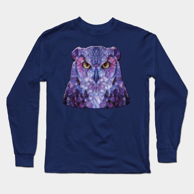 abstract owl Long Sleeve T-Shirt by Ancello